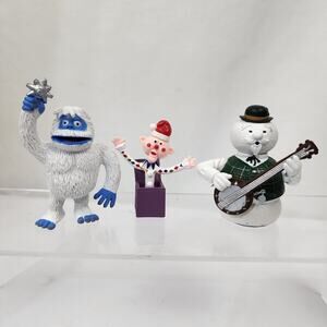 3 Island of Misfit Toys Bumble Snowman Sam and Jack in the Box 3.5” PVC Figures